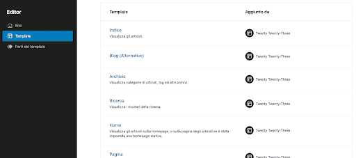 Template Twenty Twenty Three