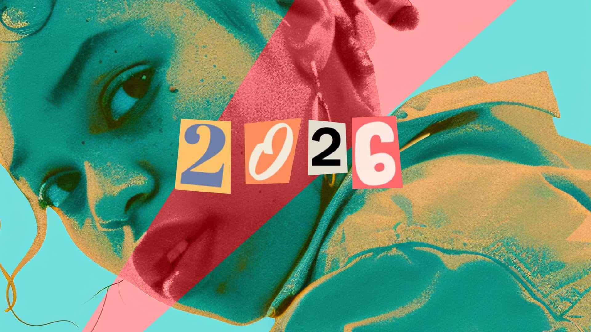 Tendenze di design grafico 2026, previsioni e innovazioni visive.