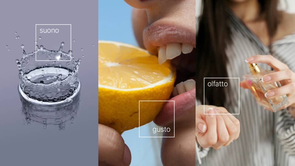 Acqua, limone e profumo: sensazioni e aromi in primo piano.
