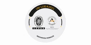 Certificazione di Innovazione Manageriale con loghi CEPA e AICQ.